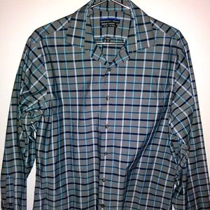 Men's Geoffrey Beene Fitted No Iron Button Down